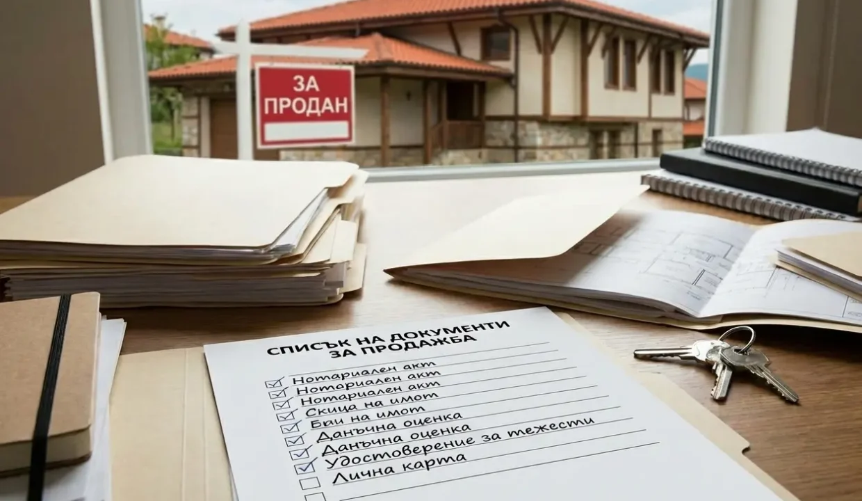 Документи за продажба на имот пред нотариус